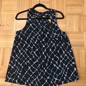 Forever 21 Marble Print Racerback Top Blouse