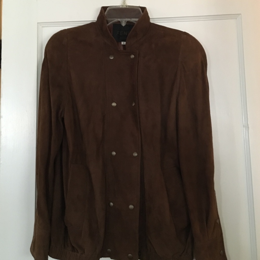 Fendi vintage suede jacket