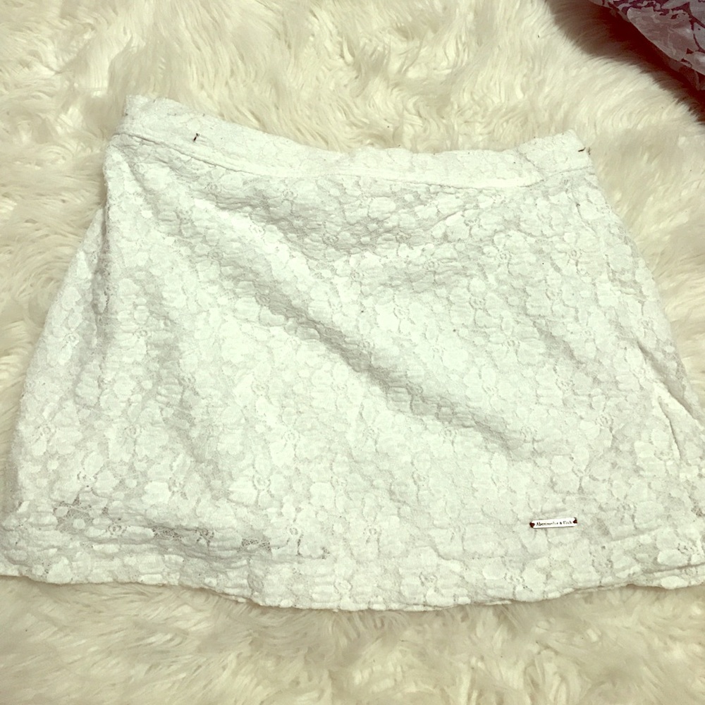 Abercrombie lace detail mini skirt