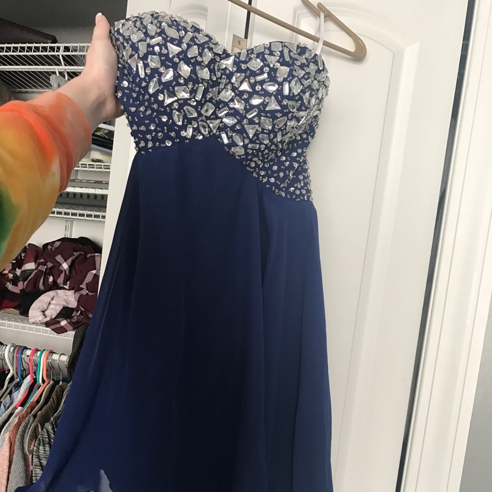Short beaded cocktail dress