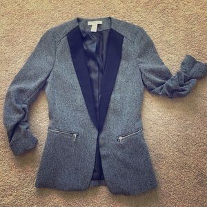 H&M Grey Tweed Blazer