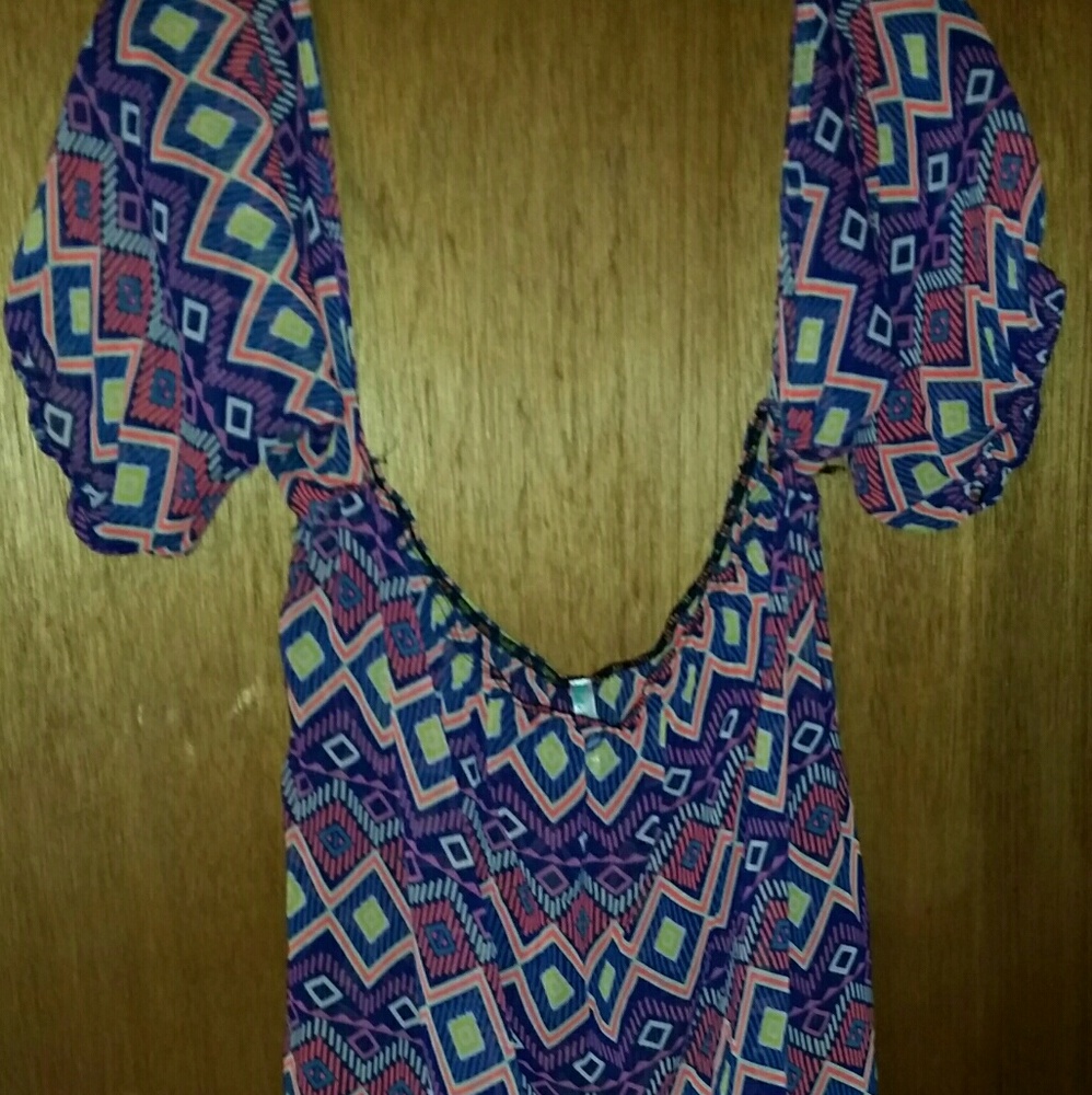 Cold shoulder blouse