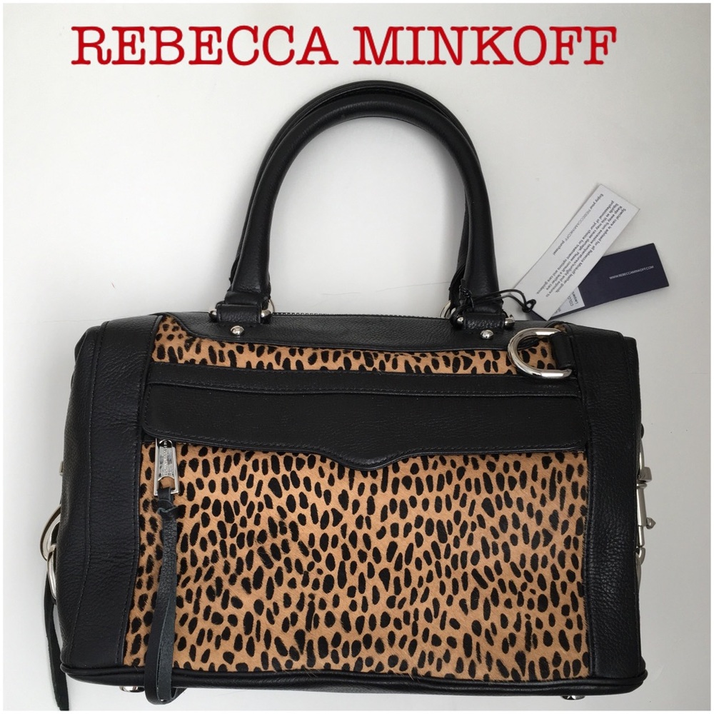REBECCA MINKOFF Calf-hair Satchel