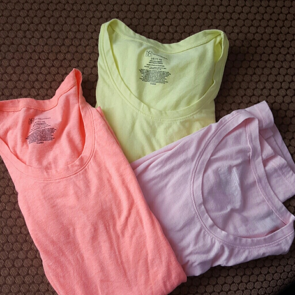 Bundle of light weight shirts