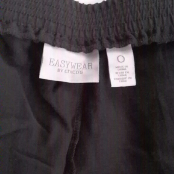 CHICO'S Easywear Black Pants - Picture 2 of 2