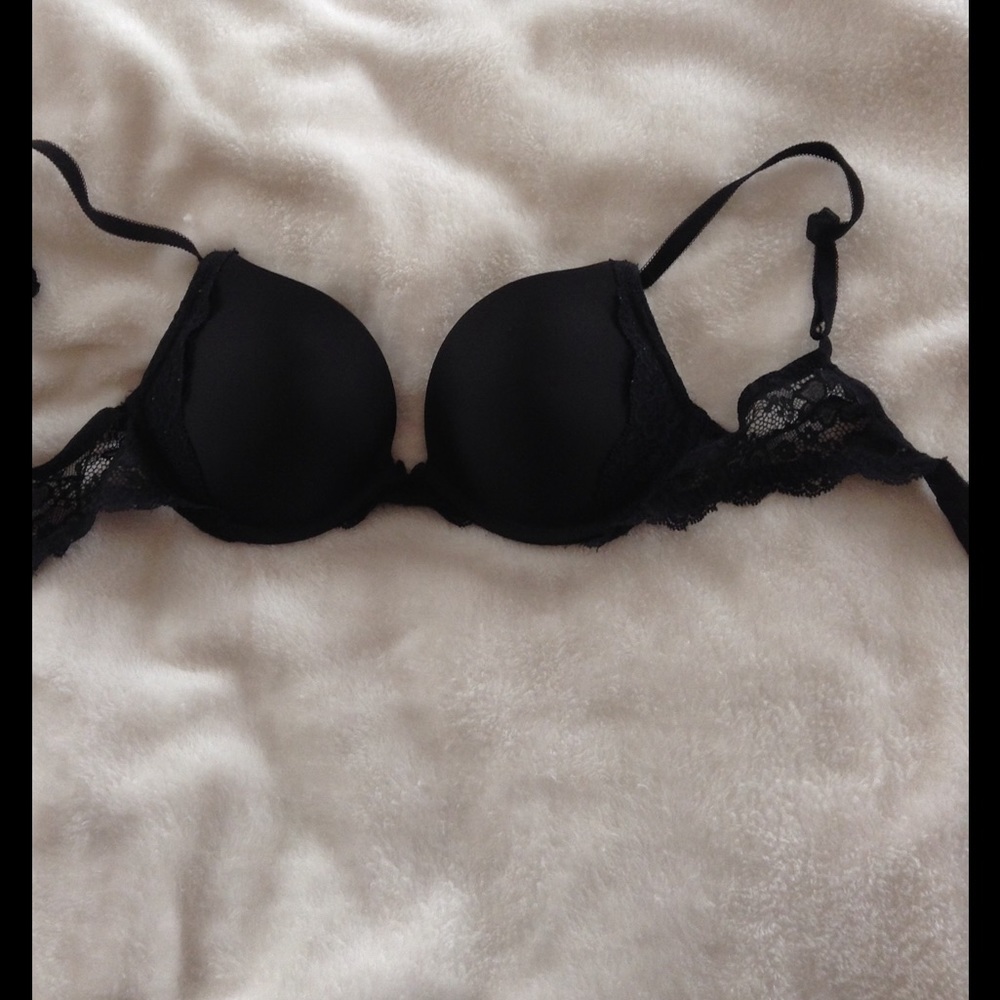 VS black lace pushup bra