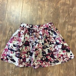 EXPRESS Colorful skater skirt