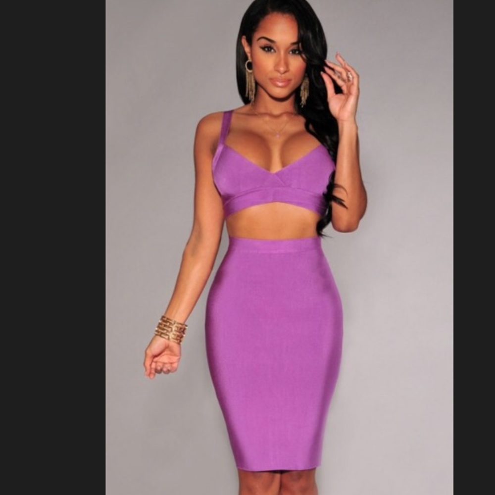 Women bandage 2 piece Size M