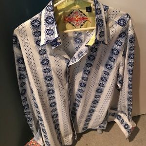 Robert Graham dress shirt Large.