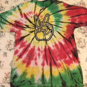 Tye Dye Peace hippie shirt