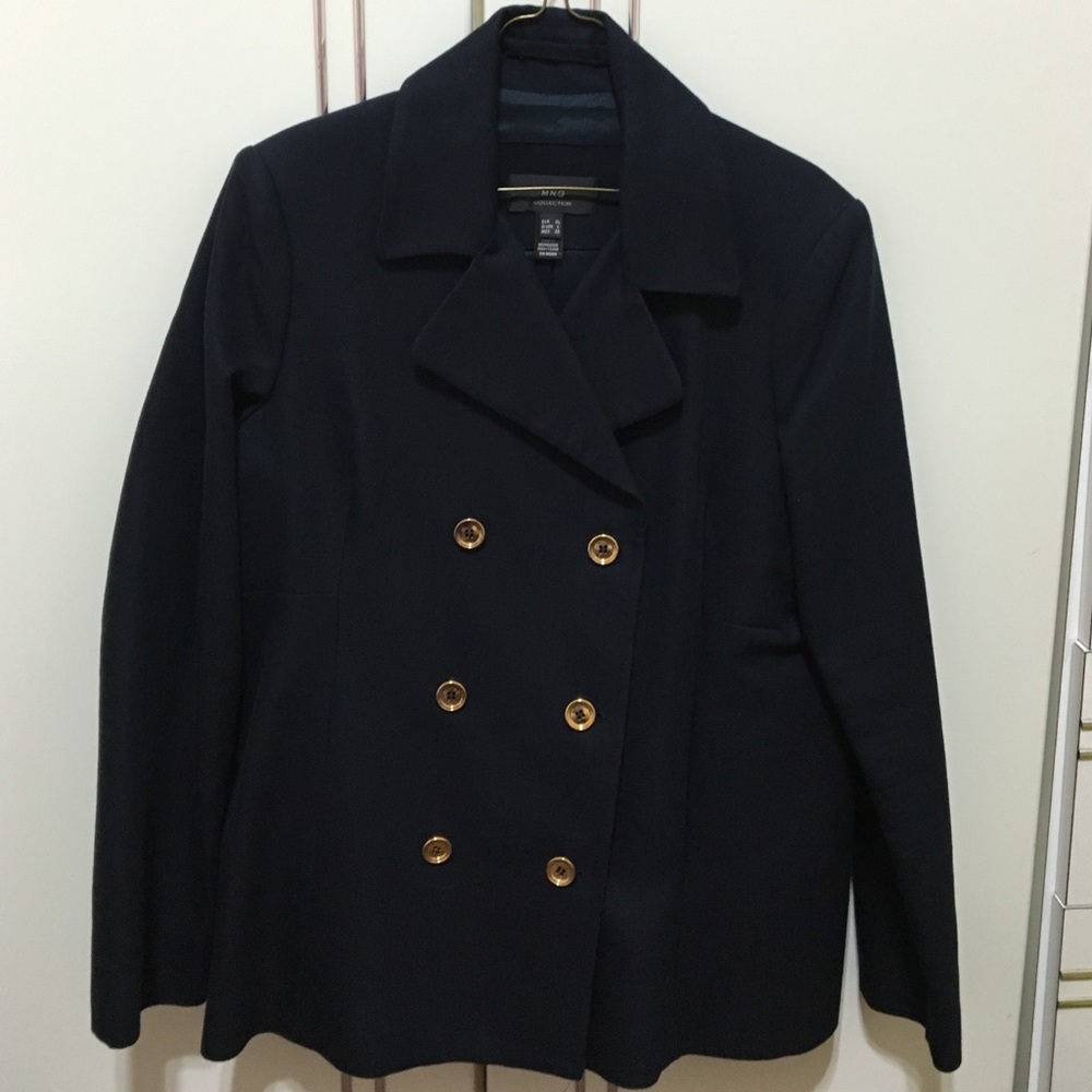Navy blue blazer jacket