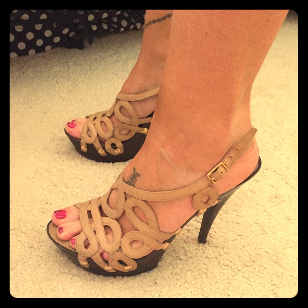 Jessica Simpson Wood Platform Sandal