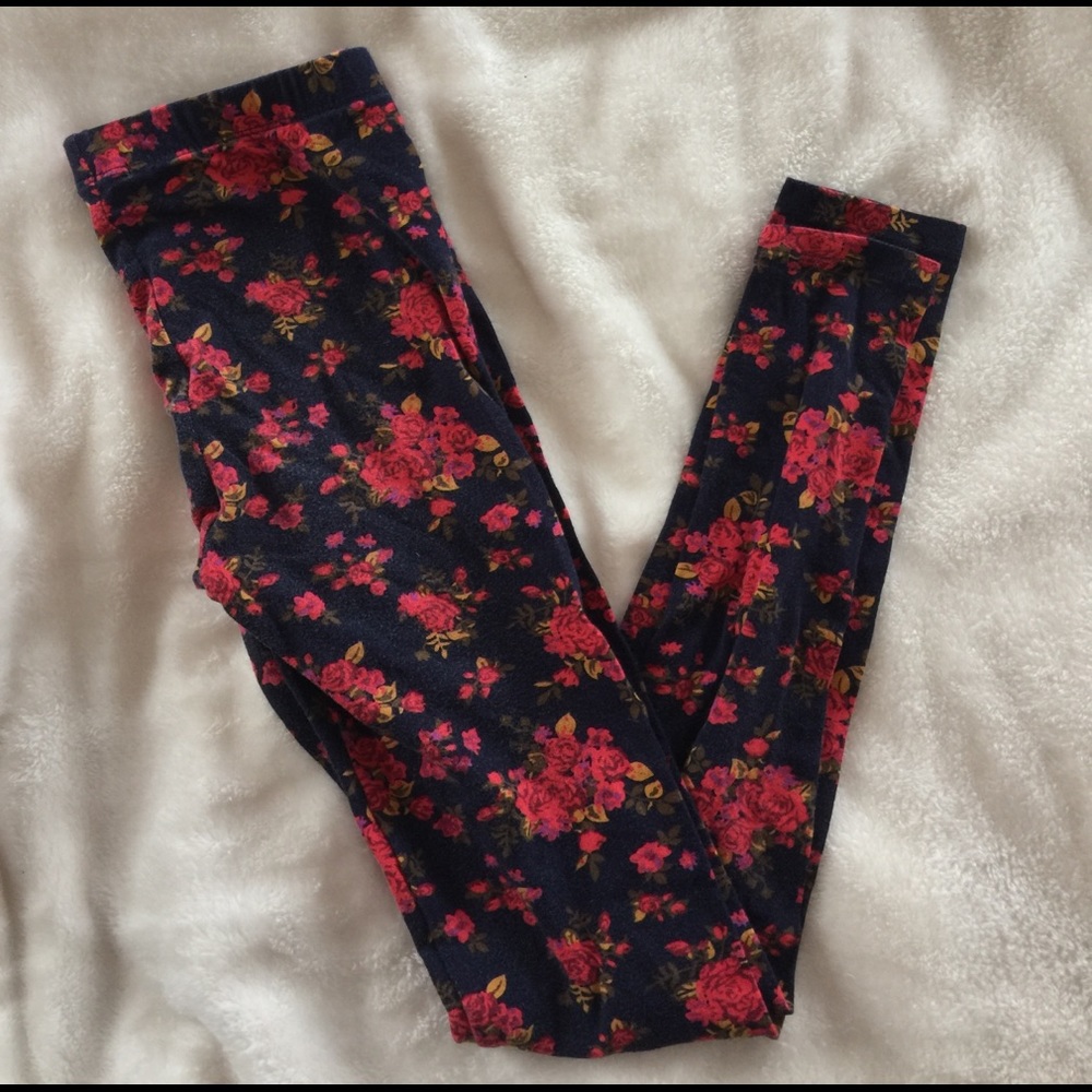 Floral leggings