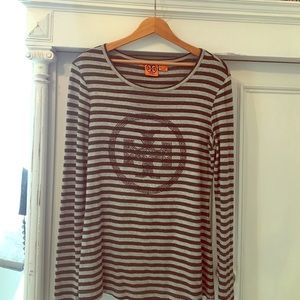 Tory Burch long sleeve top Sz am