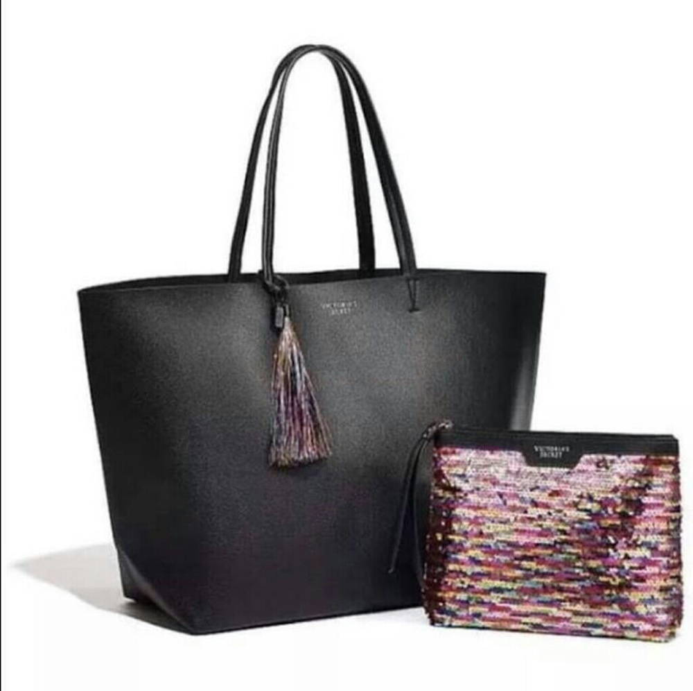 Victoria Secret Tote and Cosmetic Bag