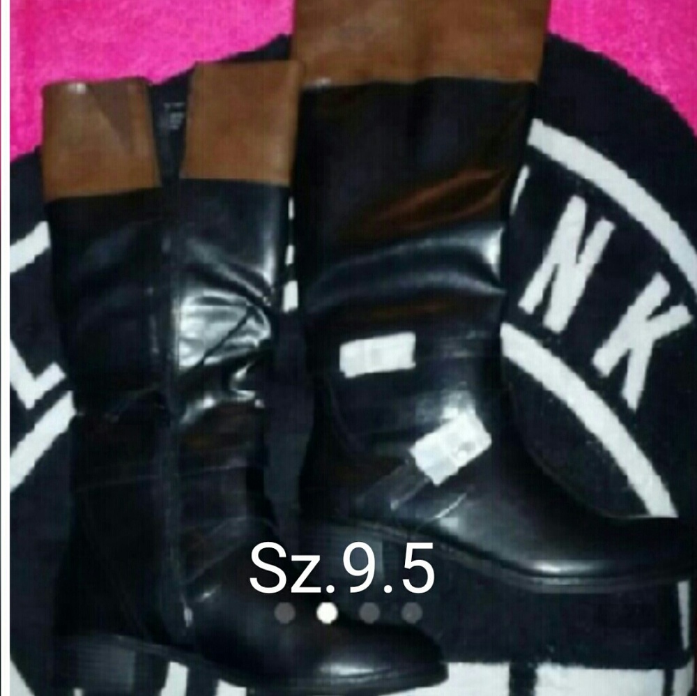 Dakota Two-Tone Riding Boots - Picture 3 of 3