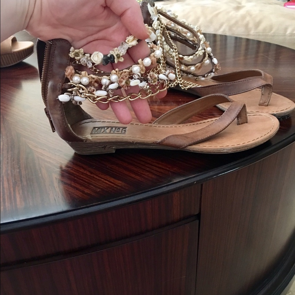 Vintage decorative sandals