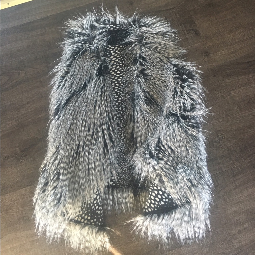Guess Faux-Fur vest ❤️Today Only Sale❤️