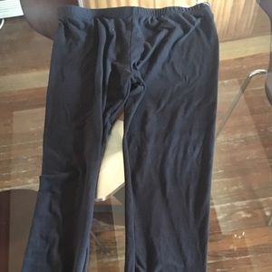 NWT black Pink Rose leggings