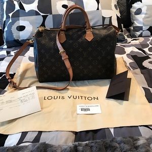 Louis Vuitton Speedy 35 Bandouliere Monogram