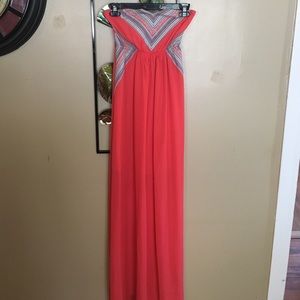 Strapless dress