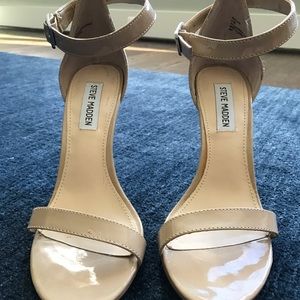 Steve Madden real love nude strappy heels