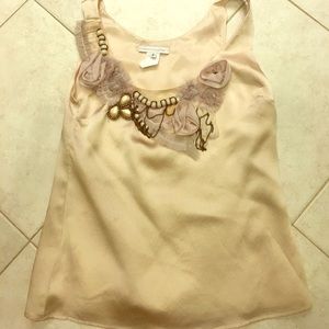 Silk top from Anthropologie