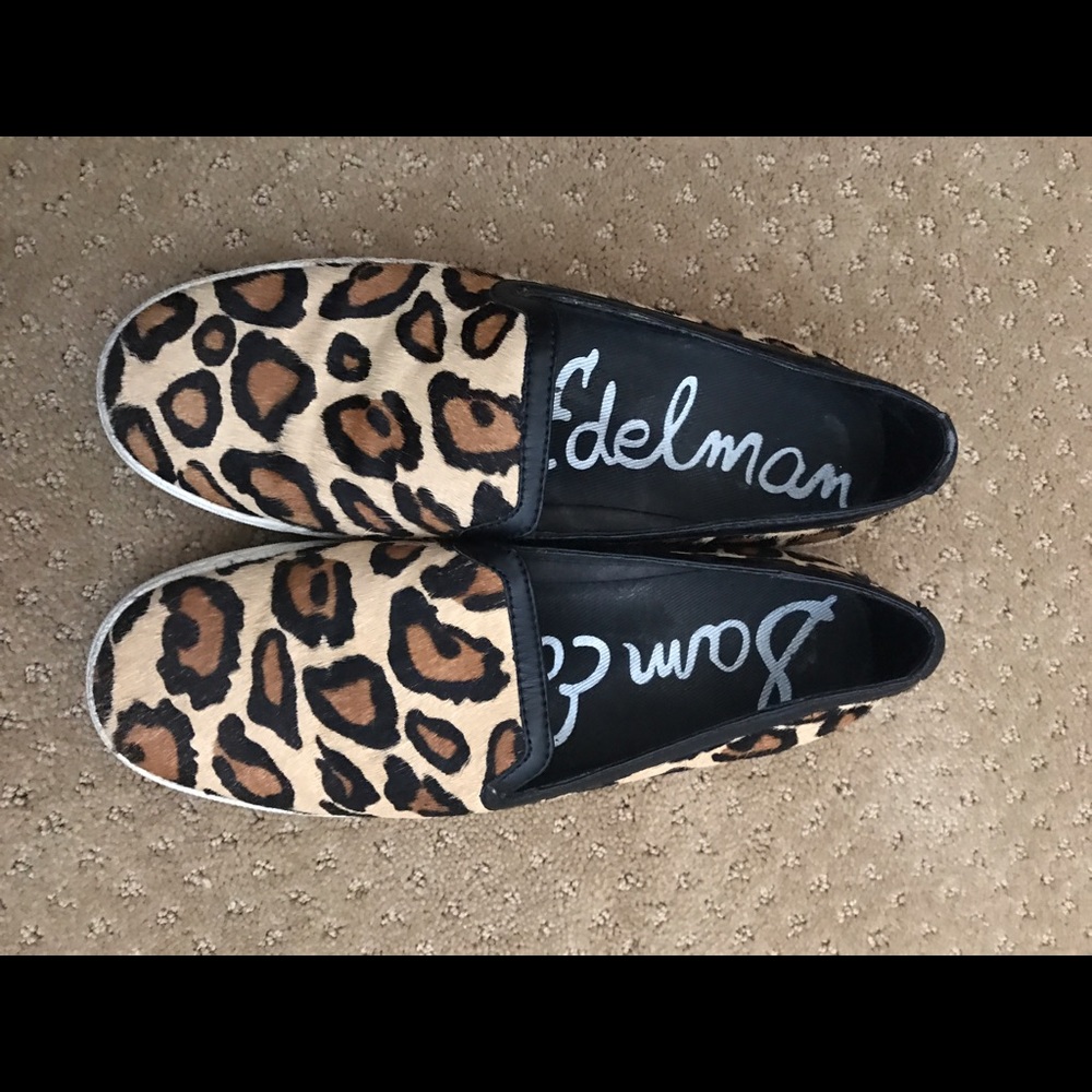 Sam Edelman Leopard print sneaker!