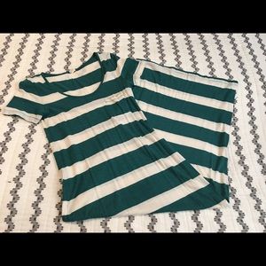 J. Crew Knit Striped Maxi Dress