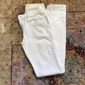Madewell White Skinny Jeans