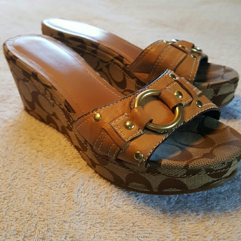 Coach wedges