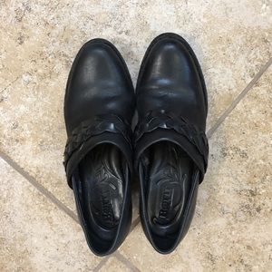 Black half boots by Born