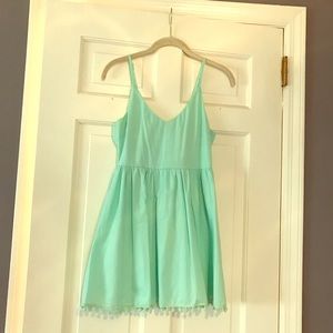 Teal Mini Dress