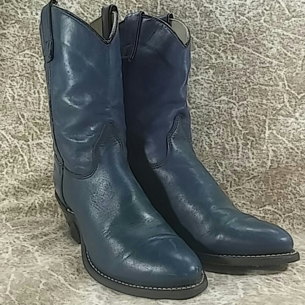 6 1/2 Blue Kenny Rogers Cowboy Boots