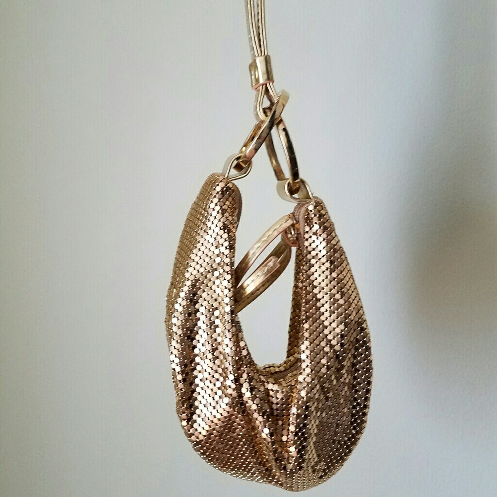 Gold hand purse