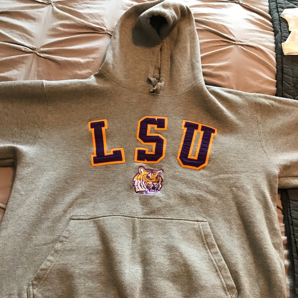 LSU grey hoody