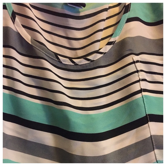 Torrid sz 5x Striped Blouse - Picture 2 of 3