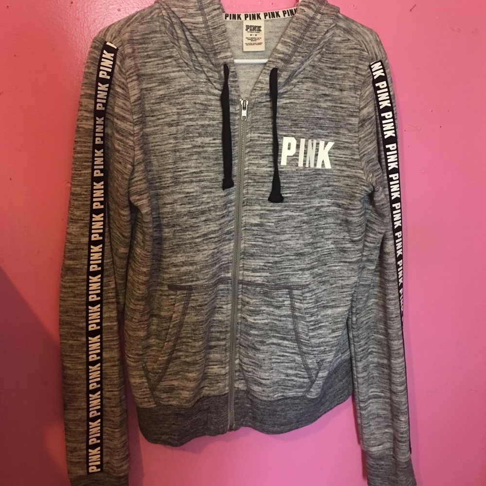 PINK Marled Grey Jacket