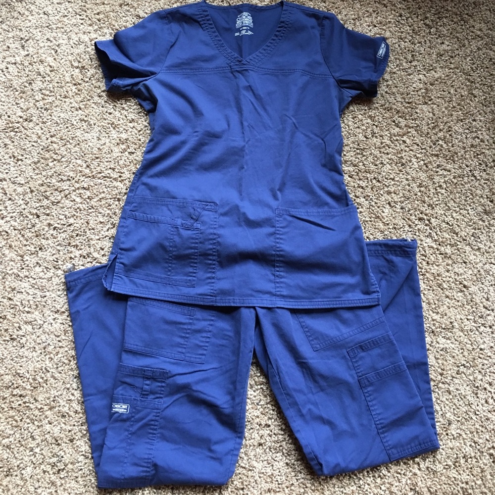 Navy blue Cherokee scrubs