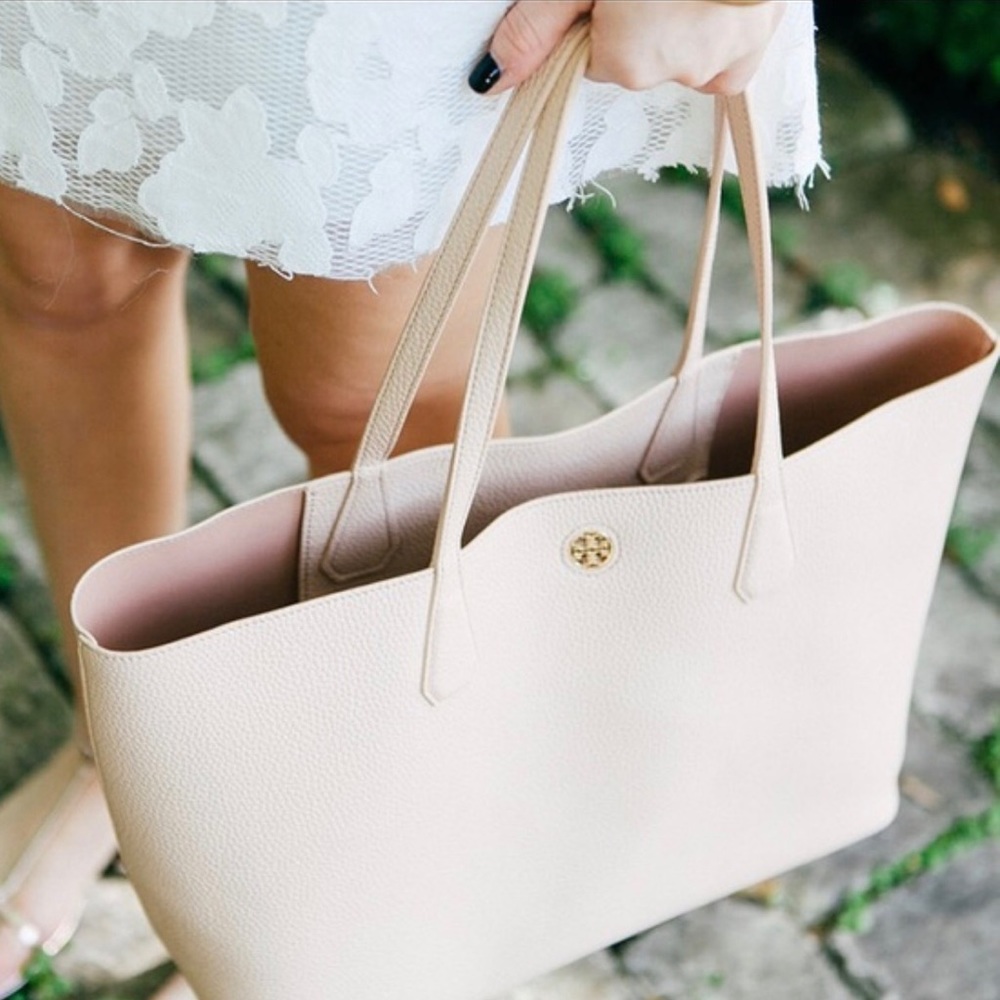 NEW Tory Burch Perry Tote in Light Oak