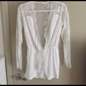 Lace romper