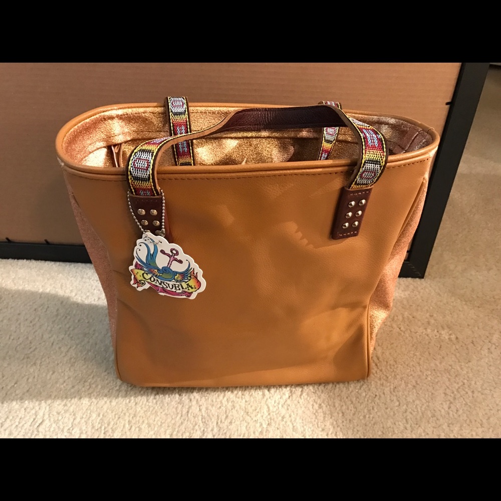 NWT Consuela Goldie Classic Tote