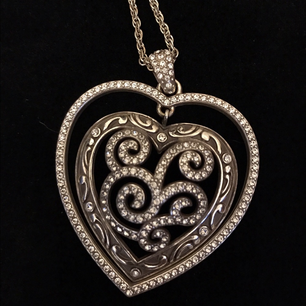 Brighton Double Heart Convertible Necklace