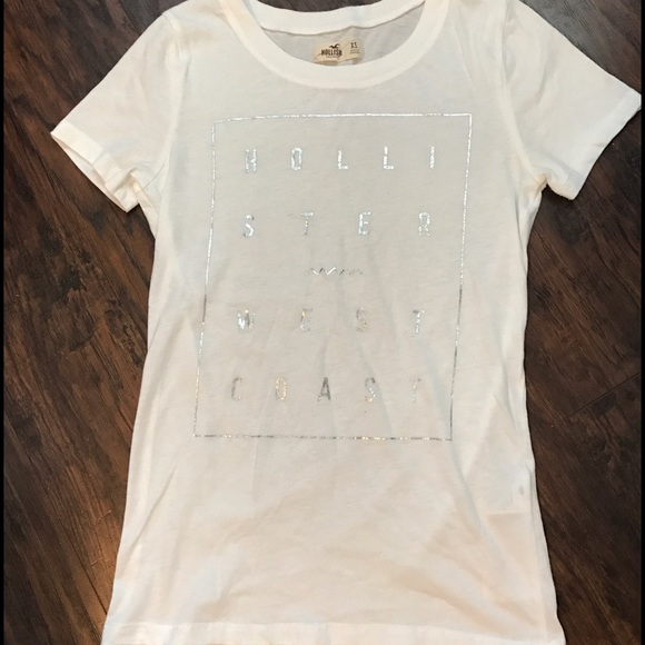 XS White Hollister shirt - Picture 1 of 2