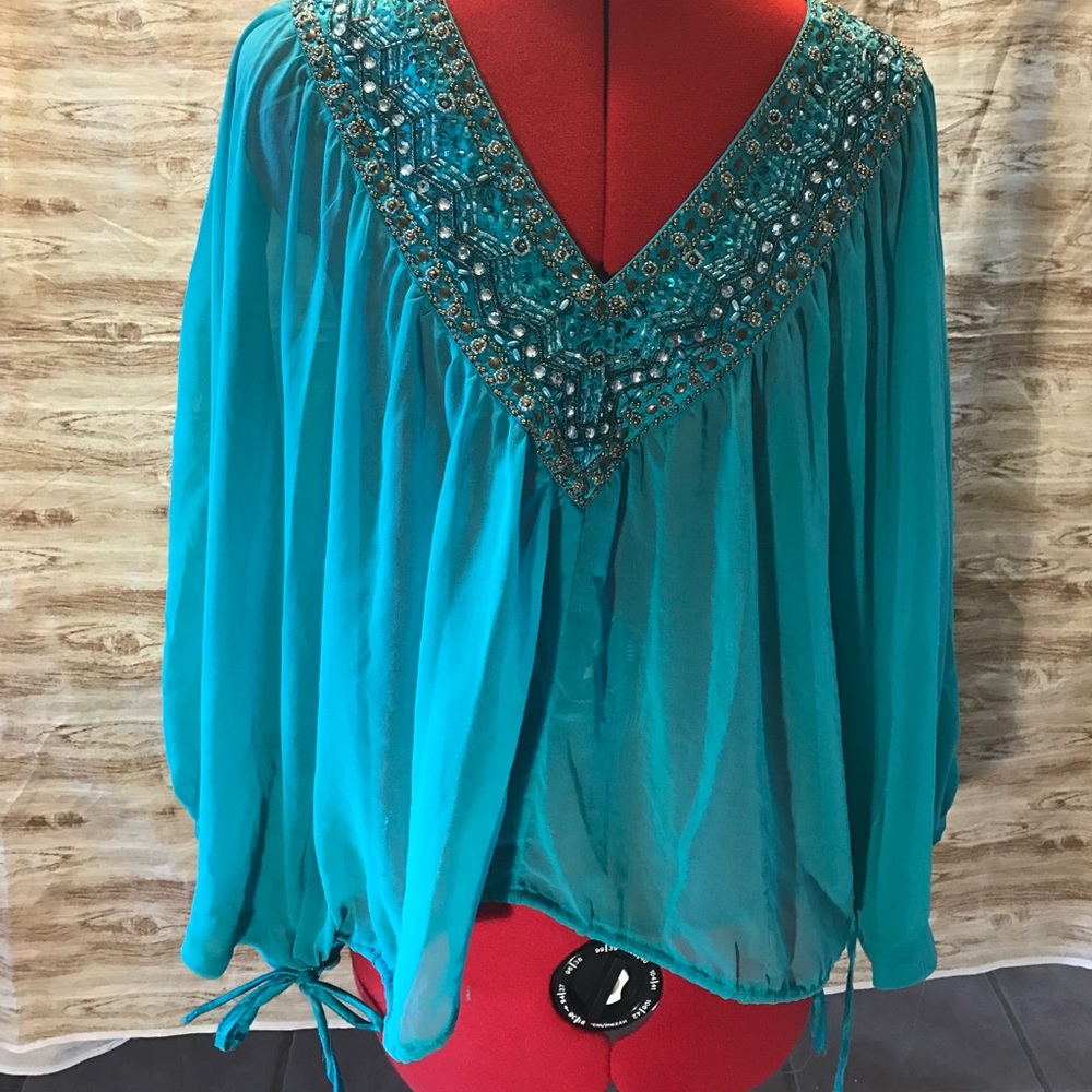 👚Black Brand Chiffon Poncho 👚