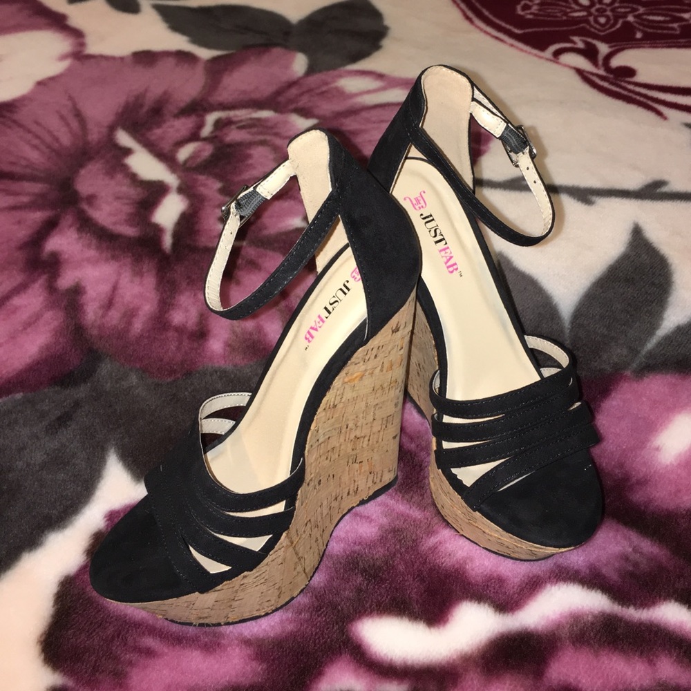 Justfab wedge sandals