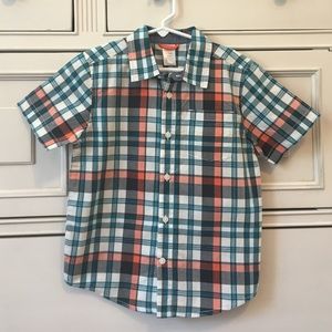 SOLD Boys Short-Sleeve Button Down Shirt