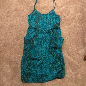 Satin dress. Size small