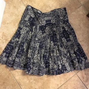 American Living blue skirt