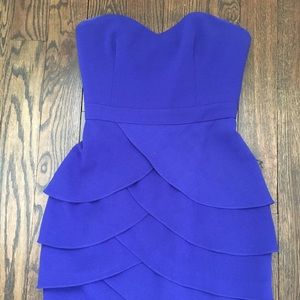 Club Monaco blue strapless dress 👗 💙